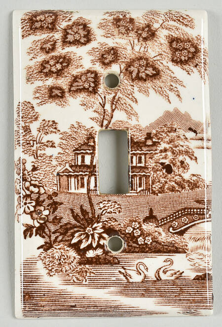 Tonquin Brown Single Light Switch Cover