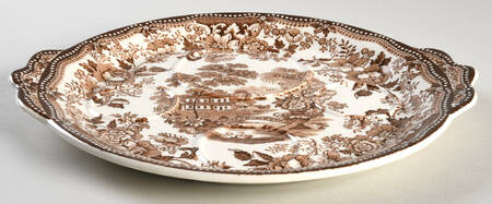 Tonquin Brown Tray for (4 Piece) Breakfast Set