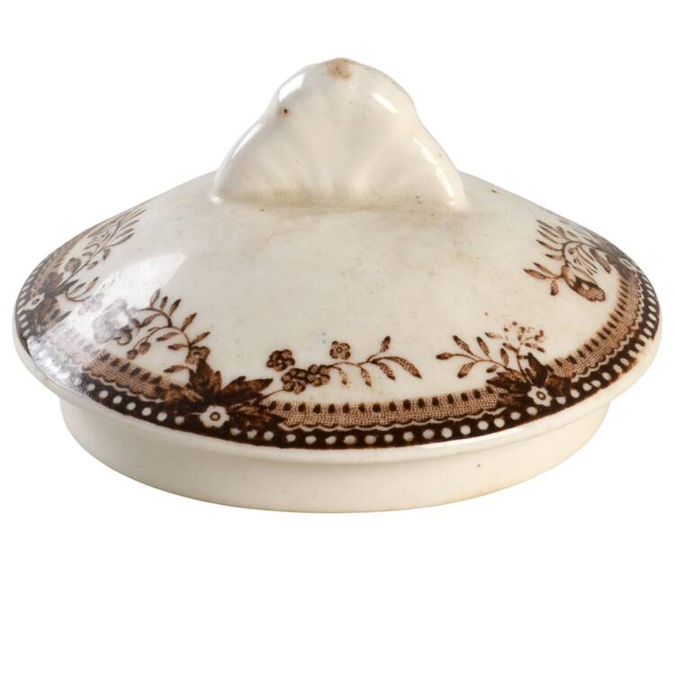 Tonquin Brown Lid for Sugar Bowl