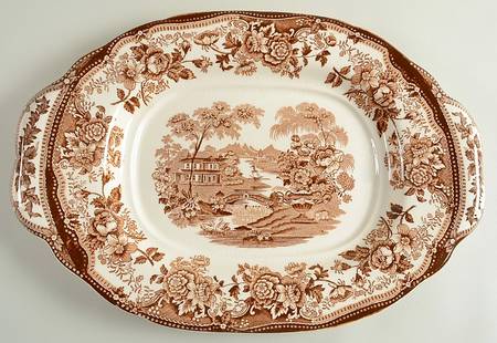 Tonquin Brown Underplate for Tureen