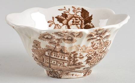 Tonquin Brown Mini Open Sugar Bowl