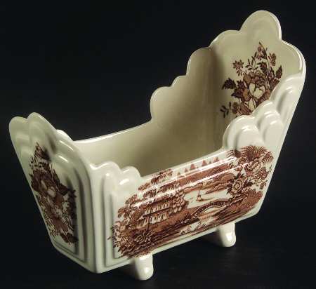 Tonquin Brown Cradle Planter