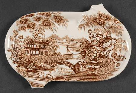 Tonquin Brown Tray for Mini Creamer & Open Sugar