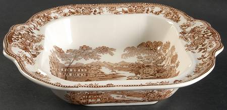 Tonquin Brown Square Vegetable Bowl