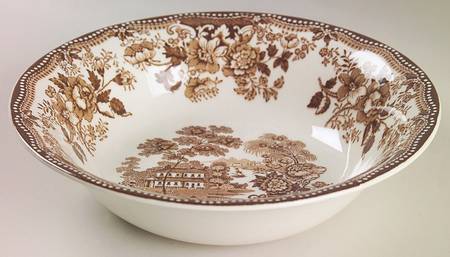 Tonquin Brown 8" Round Vegetable Bowl