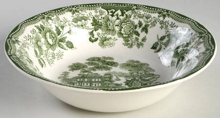 Tonquin Green 7" Round Vegetable Bowl