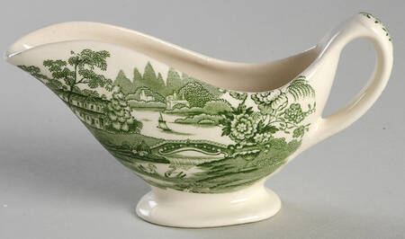 Tonquin Green Individual Gravy Boat