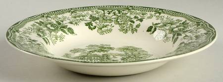 Tonquin Green Rim Soup Bowl