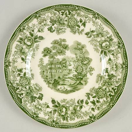 Tonquin Green Bread & Butter Plate