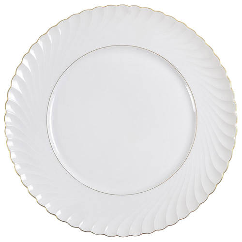 Annette (Gold Trim) Dinner Plate