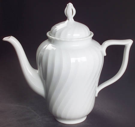 Annette (Gold Trim) Coffee Pot & Lid