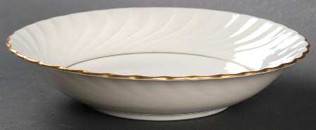 Annette (Gold Trim) Fruit/Dessert (Sauce) Bowl
