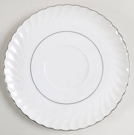 Annette (Platinum Trim) Saucer for Cream Soup Bowl
