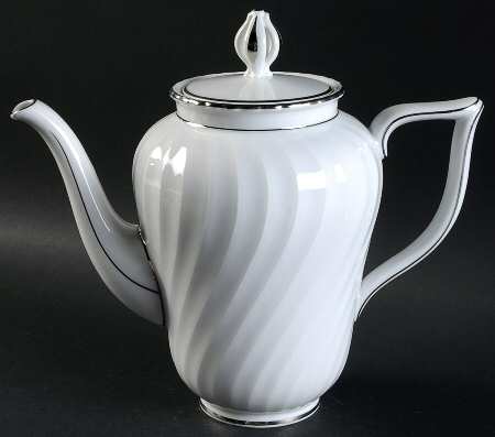 Annette (Platinum Trim) Coffee Pot & Lid