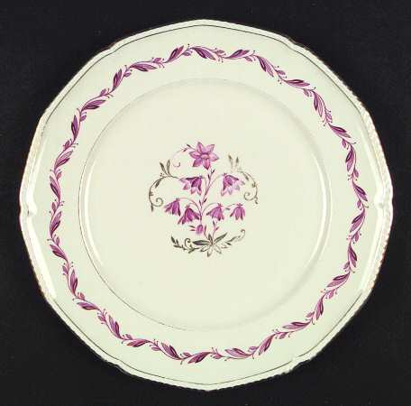 Chantilly Maroon Dinner Plate