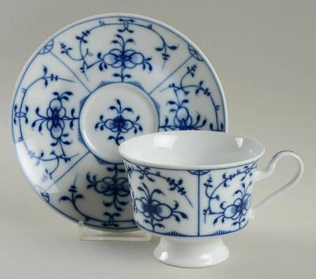 Chateau Blue Footed Cup & Saucer Set