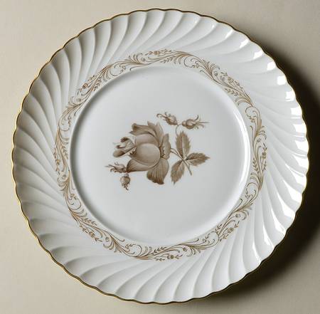 Classic Rose Salad Plate