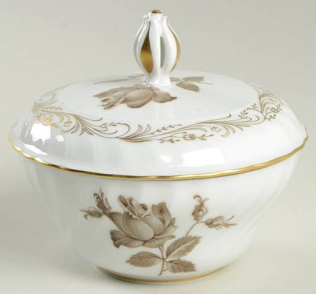 Classic Rose Mini Sugar Bowl & Lid