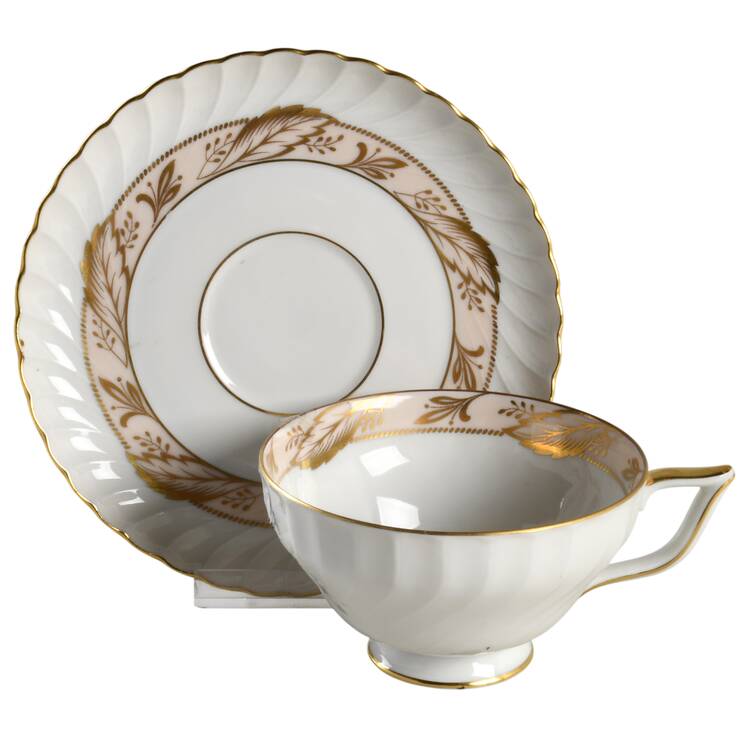 Coronet Footed Cup & Saucer Set