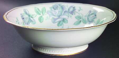 Damask Rose 8" Round Vegetable Bowl