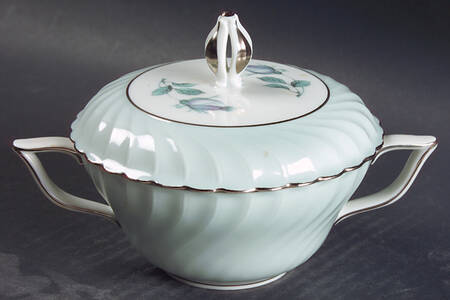 Dawn Rose Sugar Bowl & Lid