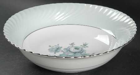 Dawn Rose 9" Round Vegetable Bowl