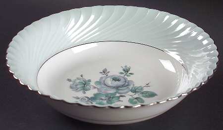Dawn Rose 9" Round Vegetable Bowl