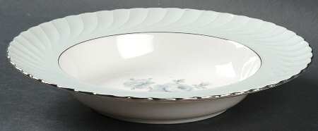Dawn Rose Rim Soup Bowl
