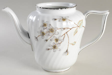 Dogwood (Platinum Trim) Coffee Pot No Lid