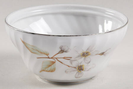 Dogwood (Platinum Trim) Sugar Bowl No Lid by Royal Tettau