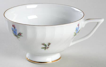 Dresden Flowers (Gold Trim) Footed Cup