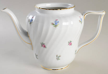Dresden Flowers (Gold Trim) Coffee Pot No Lid