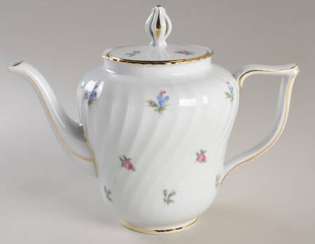 Dresden Flowers (Gold Trim) Coffee Pot & Lid by Royal Tettau