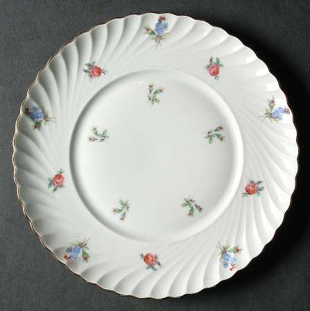 Dresden Flowers (Gold Trim) Salad Plate