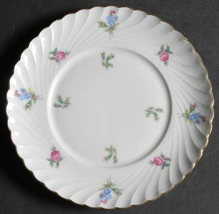 Dresden Flowers (Gold Trim) Bread & Butter Plate