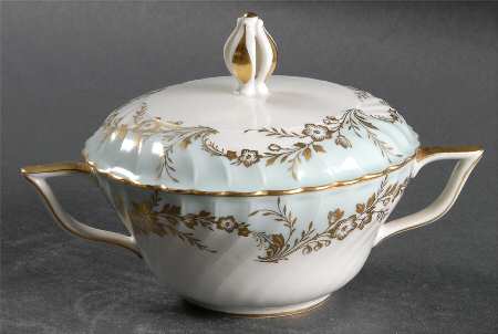 Duchess Blue Green Sugar Bowl & Lid