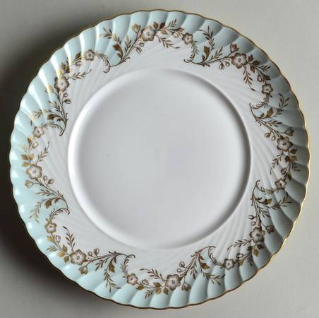 Duchess Blue Green Salad Plate