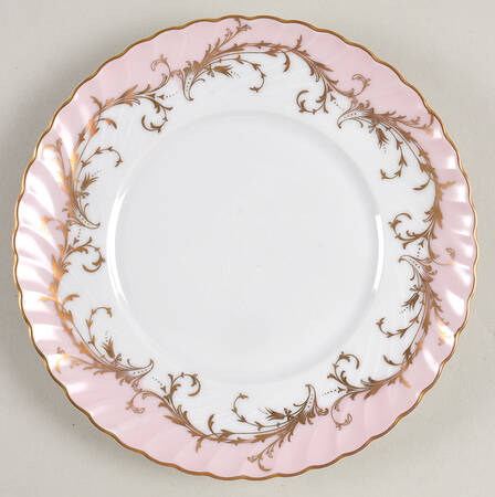 Elegance Rose (Pink, Gold Trim) Bread & Butter Plate