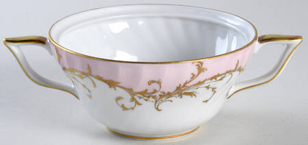 Elegance Rose (Pink, Gold Trim) Sugar Bowl No Lid