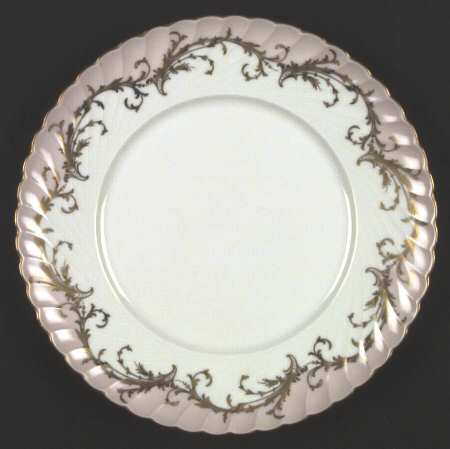 Elegance Rose (Pink, Gold Trim) Salad Plate