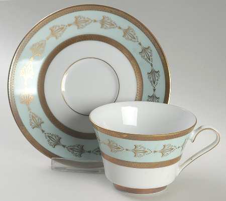 Empress Flat Cup & Saucer Set