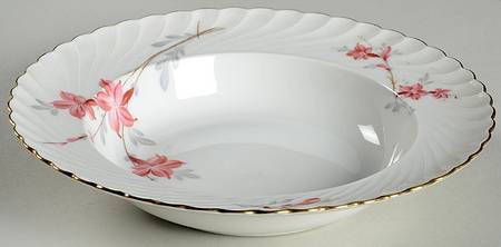 Fantasy (Gold Trim) Rim Soup Bowl