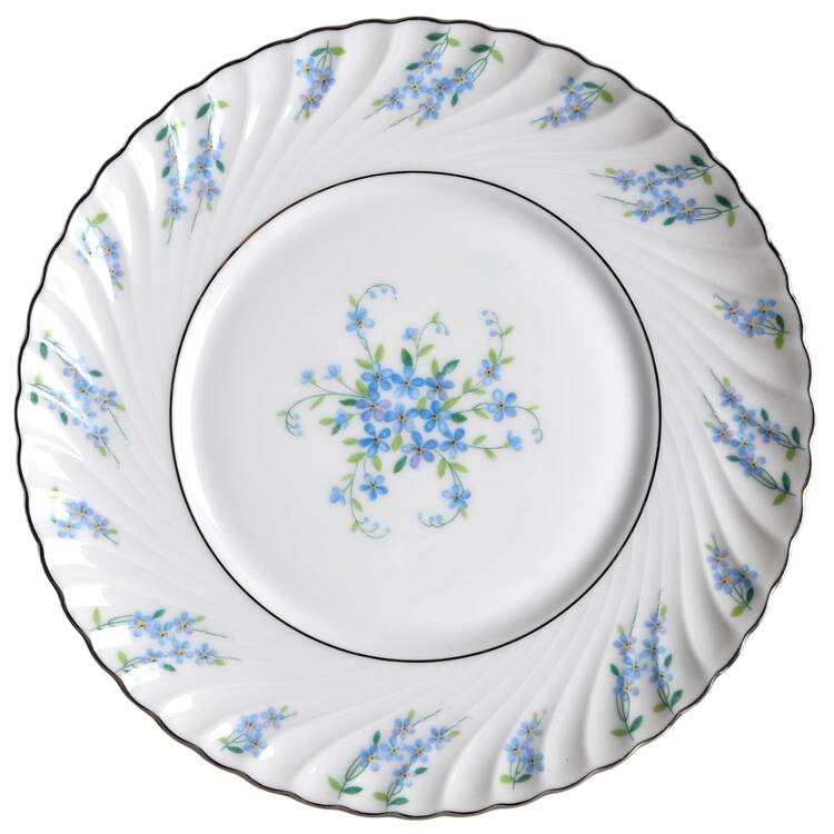 Forget Me Not Salad Plate