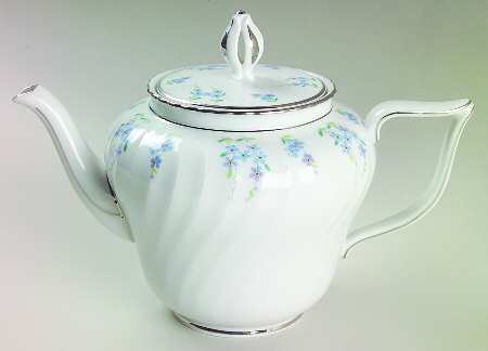 Forget Me Not Teapot & Lid