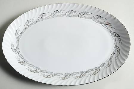 Golden Silver 13" Oval Serving Platter