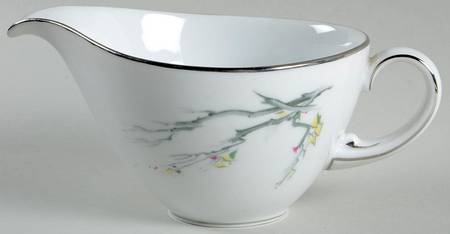Gray Bark (Platinum Trim) Creamer