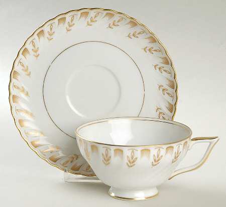 Heirloom Footed Cup & Saucer Set