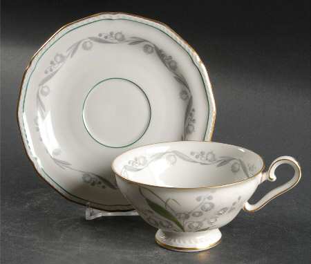 Footed Cup & Saucer Set