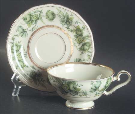 Mannheim Footed Cup & Saucer Set