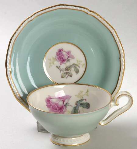 Melrose Footed Demitasse Cup & Saucer Set